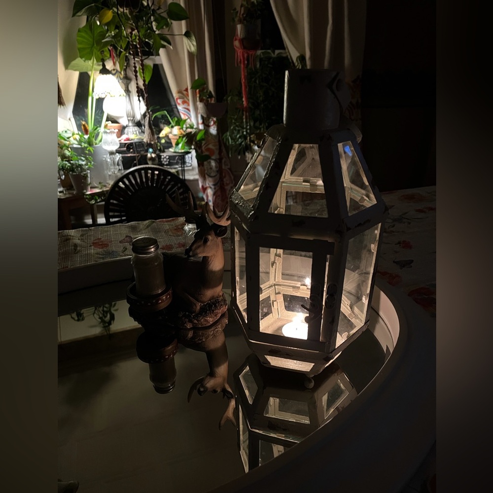 Vintage Lantern candle holder